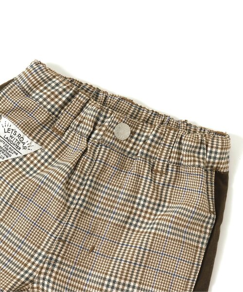 BREEZE（ブリーズ）の「サイドラインチェックパンツ 10分丈（その他パンツ・キッズ・ブラック/レッド/ベージュ・90/140/110/150/120/100/130）」の15枚目の写真