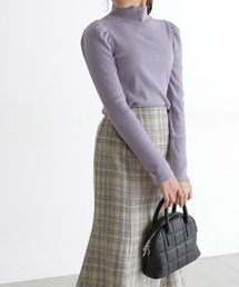 FREE'S MART | 三角テレコハイネックパフスリーブカットソー(Tシャツ/カットソー)