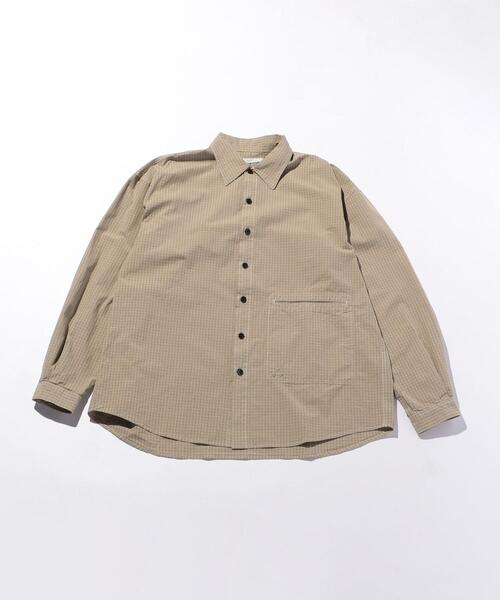 ETHOS(エトス)の「<ETHOS(エトス)> MEL SHT/シャツ(シャツ/ブラウス・メンズ・ライトグレー・L/M)」の1枚目の写真