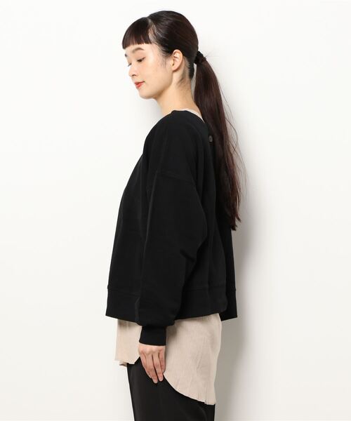 Samansa Mos2（サマンサ モスモス）の「前後着スウェットTシャツセット（アンサンブル・レディース・ベージュ/ピンク/パープル/ブラック・ﾌﾘ-）」の8枚目の写真