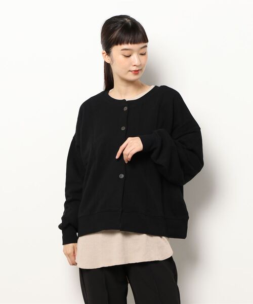 Samansa Mos2（サマンサ モスモス）の「前後着スウェットTシャツセット（アンサンブル・レディース・ベージュ/ピンク/パープル/ブラック・ﾌﾘ-）」の5枚目の写真