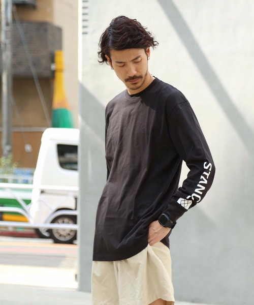STANCE(スタンス)の「【STANCE / スタンス】ICON LS / ロングスリーブTシャツ / ユニセックス(Tシャツ/カットソー・メンズ・ブラック・SMALL/MEDIUM/LARGE/X-LARGE)」の4枚目の写真