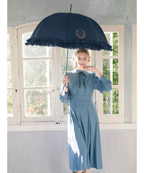 Maison de FLEUR（メゾンドフルール）の「ヒートカットフリル長傘（長