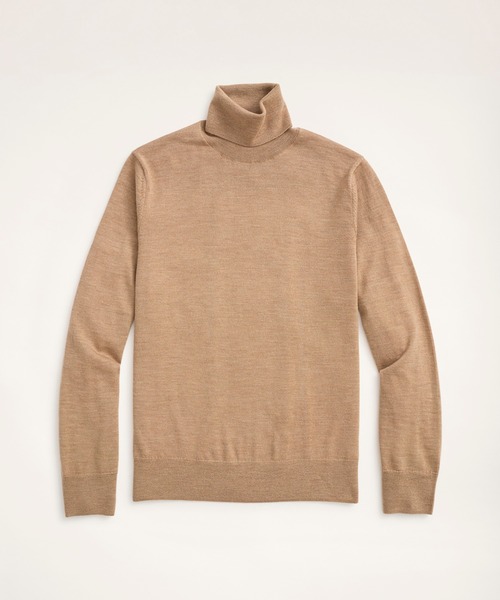 BROOKS BROTHERS（ブルックスブラザーズ）の「メリノウール タートルネックセーター（ニット/セーター・メンズ・キャメル/ライトグレー/ネイビー/ブラック・X-SMALL/MEDIUM/LARGE/SMALL）」の4枚目の写真