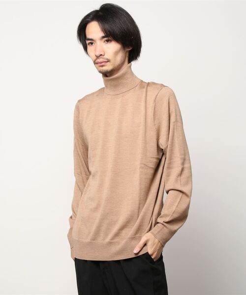 BROOKS BROTHERS（ブルックスブラザーズ）の「メリノウール タートルネックセーター（ニット/セーター・メンズ・キャメル/ライトグレー/ネイビー/ブラック・X-SMALL/MEDIUM/LARGE/SMALL）」の10枚目の写真