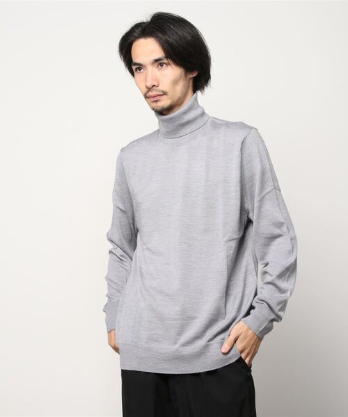 BROOKS BROTHERS（ブルックスブラザーズ）の「メリノウール タートルネックセーター（ニット/セーター・メンズ・キャメル/ライトグレー/ネイビー/ブラック・X-SMALL/MEDIUM/LARGE/SMALL）」の9枚目の写真