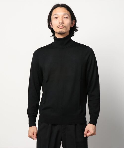 BROOKS BROTHERS（ブルックスブラザーズ）の「メリノウール タートルネックセーター（ニット/セーター・メンズ・キャメル/ライトグレー/ネイビー/ブラック・X-SMALL/MEDIUM/LARGE/SMALL）」の12枚目の写真