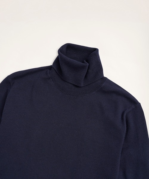 BROOKS BROTHERS（ブルックスブラザーズ）の「メリノウール タートルネックセーター（ニット/セーター・メンズ・キャメル/ライトグレー/ネイビー/ブラック・X-SMALL/MEDIUM/LARGE/SMALL）」の13枚目の写真