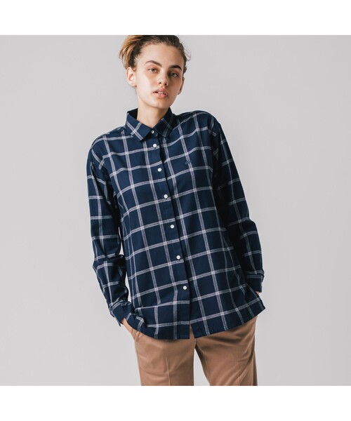 LACOSTE（ラコステ）の「ライトフランネルボクシーシャツ（シャツ 
