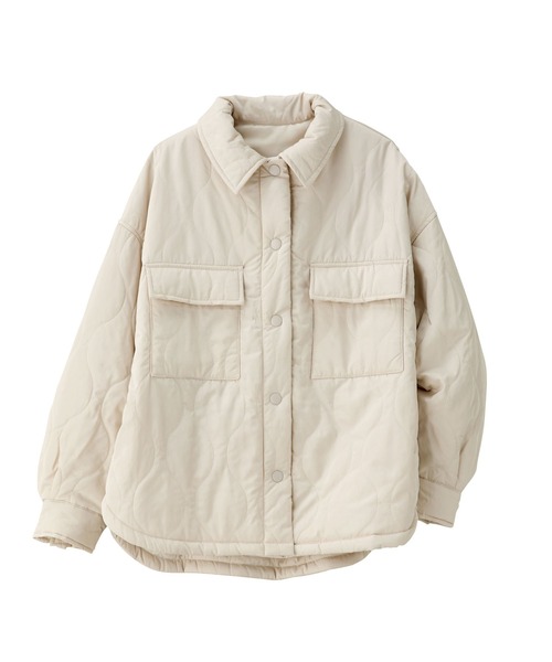 GeeRA（ジーラ）の「キルティングＣＰＯブルゾン（ブルゾン・レディース・ブラック/アイボリー/ライトカーキ・MEDIUM）」の11枚目の写真