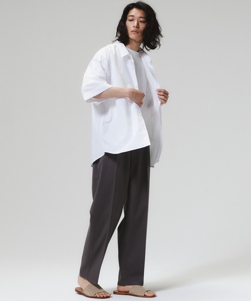 WYM LIDNM（ウィム バイ リドム）の「半袖シャツ（シャツ/ブラウス・メンズ・グレー・S）」の2枚目の写真