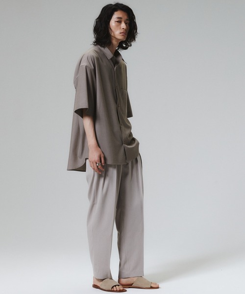 WYM LIDNM（ウィム バイ リドム）の「半袖シャツ（シャツ/ブラウス・メンズ・グレー・S）」の9枚目の写真