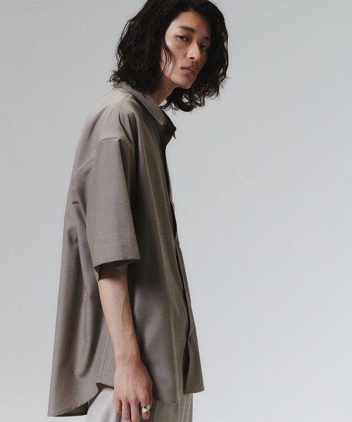 WYM LIDNM（ウィム バイ リドム）の「半袖シャツ（シャツ/ブラウス・メンズ・グレー・S）」の11枚目の写真