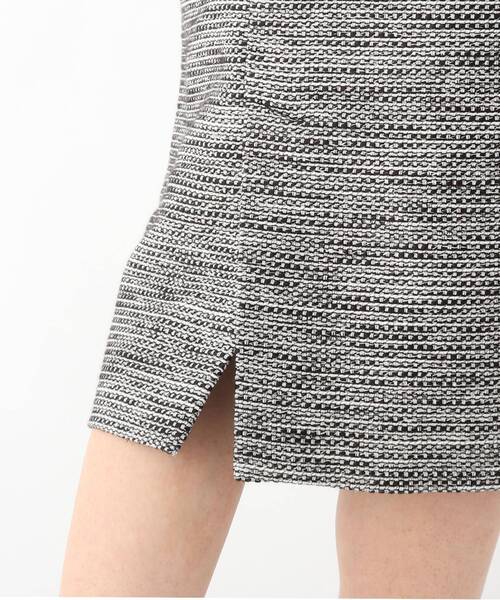 OPAQUE.CLIP（オペークドットクリップ）の「◆DELEGANTツイードタイトスカート【WEB限定サイズ】（スカート・レディース・ブラック系3/ベージュ系3・34/40/38/36/42）」の3枚目の写真
