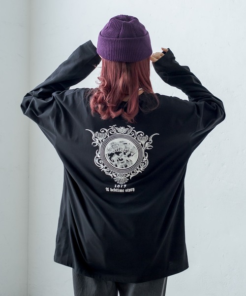 RASVOA(ラスボア)の「Bee ロンT(Tシャツ/カットソー・レディース・ブラック/オフホワイト・FREE)」の8枚目の写真