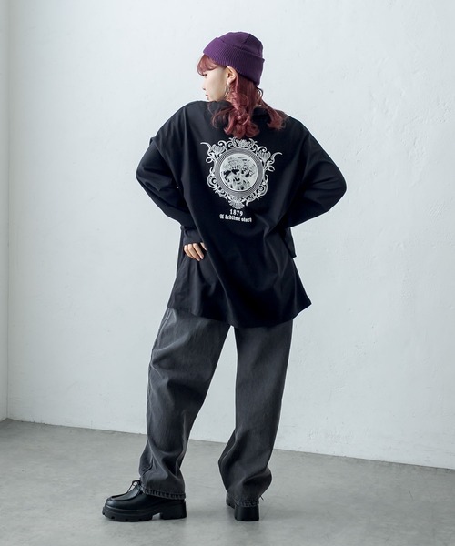 RASVOA(ラスボア)の「Bee ロンT(Tシャツ/カットソー・レディース・ブラック/オフホワイト・FREE)」の11枚目の写真