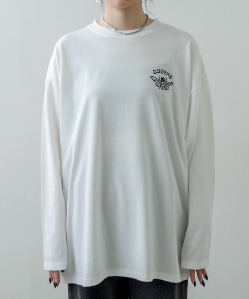 RASVOA(ラスボア)の「Bee ロンT(Tシャツ/カットソー・レディース・ブラック/オフホワイト・FREE)」の22枚目の写真