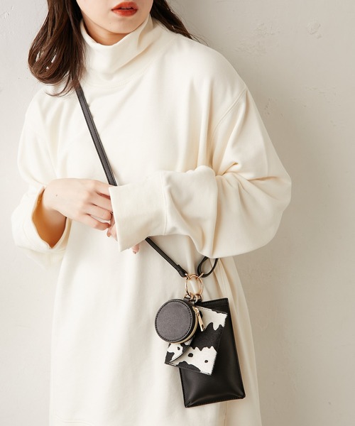 ショルダーバッグ・ポシェット Sonorial Chico Bag (3 color) 新色追加】3ピース配色スマホショルダー（ショルダーバッグ