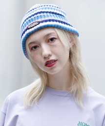 X-girl | STRIPED KNIT CAP(ニットキャップ/ビーニー)