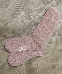 THING FABRICS（シングファブリックス）の「【THING FABRICS】シングファブリック CASHMERE PILE SOX (WHITE)（ソックス/靴下）」