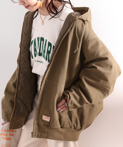 セール】《JaVa ジャバコラボ》大人のアウトドアコーデに。裏地