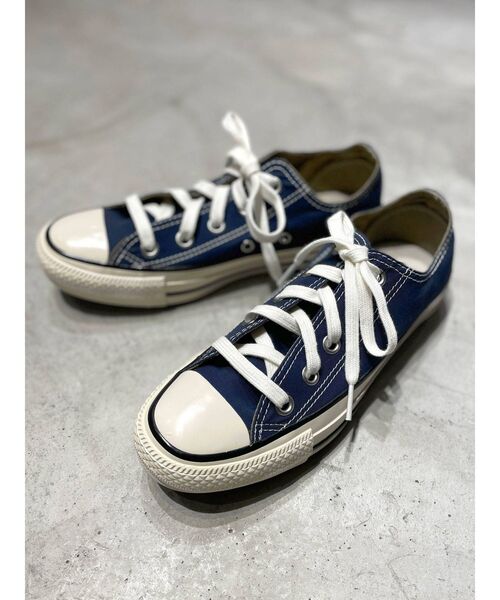 CONVERSE(コンバース)の「【Ca】ALL STAR US 64 MP OX(スニーカー・レディース・ベージュ/ネイビー・23.5/22.5/24.5)」の4枚目の写真