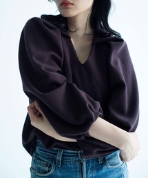 ONEME（ワンム）の「【 ONEME 】 セーラーカラーボリュームトップス（Tシャツ/カットソー）」