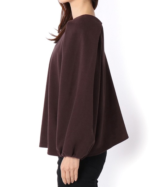 ONEME(ワンム)の「【 ONEME 】 セーラーカラーボリュームトップス(Tシャツ/カットソー・レディース・ブラウン・FREE)」の11枚目の写真