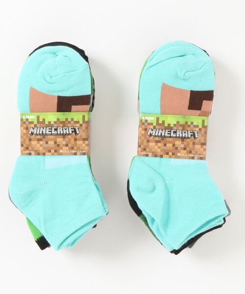 Minecraft マインクラフトソックス Quarters ダイヤのフル装備 ゾンビピッグマン 金の剣 ガスト 卵 ネザーラック 6 Pack1set Mf034bqsgl 2パックセット マイクラ ソックス 靴下 Ability アビリティ のファッション通販 Zozotown