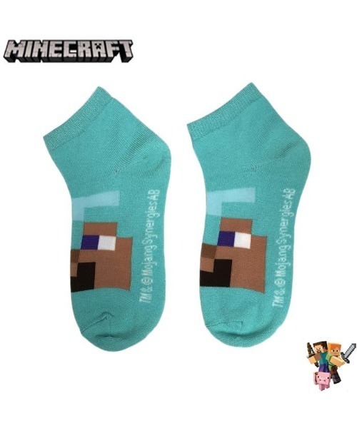 ability(アビリティ)の「Minecraft マインクラフトソックス / Quarters ダイヤのフル装備 ゾンビピッグマン 金の剣 ガスト 卵 ネザーラック 6 Pack1set MF034BQSGL 2パックセット マイクラ(ソックス/靴下・メンズ・マルチ・SMALL/LARGE)」の9枚目の写真