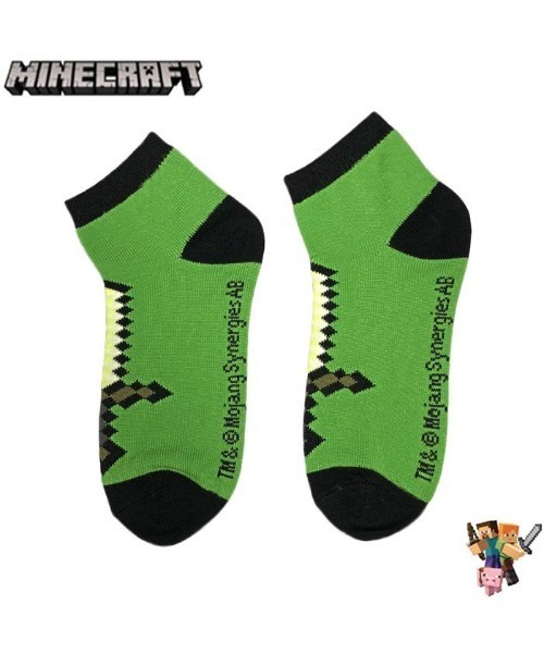 ability(アビリティ)の「Minecraft マインクラフトソックス / Quarters ダイヤのフル装備 ゾンビピッグマン 金の剣 ガスト 卵 ネザーラック 6 Pack1set MF034BQSGL 2パックセット マイクラ(ソックス/靴下・メンズ・マルチ・SMALL/LARGE)」の11枚目の写真