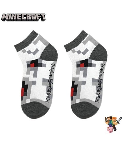 ability(アビリティ)の「Minecraft マインクラフトソックス / Quarters ダイヤのフル装備 ゾンビピッグマン 金の剣 ガスト 卵 ネザーラック 6 Pack1set MF034BQSGL 2パックセット マイクラ(ソックス/靴下・メンズ・マルチ・SMALL/LARGE)」の12枚目の写真