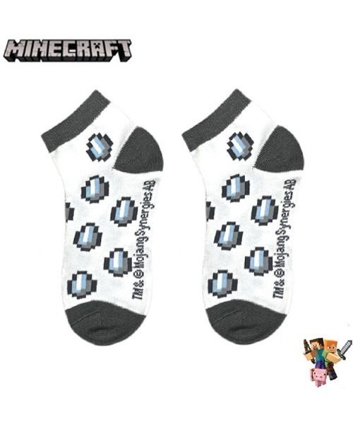 ability(アビリティ)の「Minecraft マインクラフトソックス / Quarters ダイヤのフル装備 ゾンビピッグマン 金の剣 ガスト 卵 ネザーラック 6 Pack1set MF034BQSGL 2パックセット マイクラ(ソックス/靴下・メンズ・マルチ・SMALL/LARGE)」の13枚目の写真