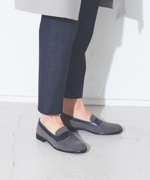 alfredoBANNISTER(アルフレッドバニスター)の「【ALL IN ONE PRODUCTS】型押し オペラシューズ / スリッポン / ローファー(ローファー・メンズ・グレー/ブラック系その他・44/40/39/41/42/43)」の8枚目の写真