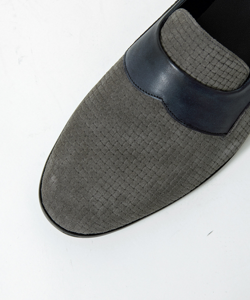 alfredoBANNISTER(アルフレッドバニスター)の「【ALL IN ONE PRODUCTS】型押し オペラシューズ / スリッポン / ローファー(ローファー・メンズ・グレー/ブラック系その他・44/40/39/41/42/43)」の17枚目の写真