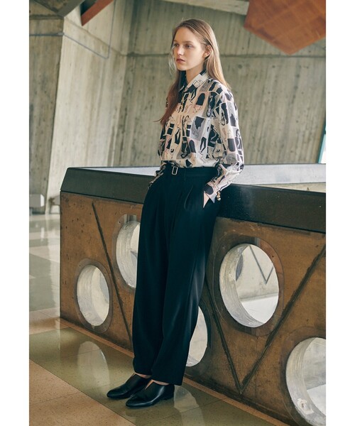 tk.TAKEO KIKUCHI(ティーケータケオキクチ)の「◆ポートレートピクチャーシャツ(ユニセックスアイテム)(シャツ/ブラウス・メンズ・ホワイト系4/ブラック系3・02/03/66)」の15枚目の写真