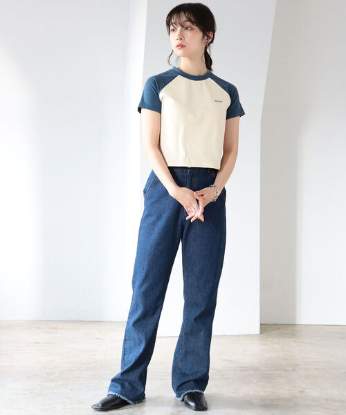 BeAMS DOT（ビームスドット）の「【WEB限定】BeAMS DOT / JUICED刺繍 ミニTシャツ（Tシャツ/カットソー・レディース・ネイビー/ピンク系その他2・ONE SIZE）」の16枚目の写真