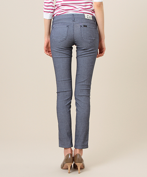 Lee（リー）の「Lee / ストレッチ ジェギンス（デニムパンツ・レディース・ネイビー/ホワイト・SMALL/X-SMALL/MEDIUM）」の7枚目の写真