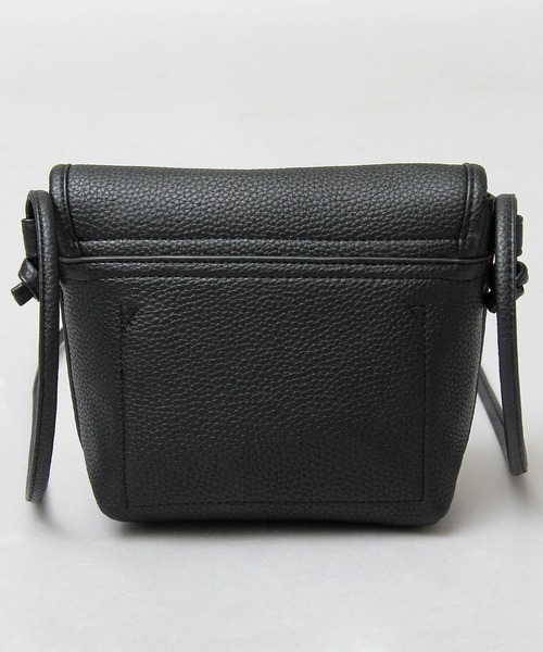 glabella（グラベラ）の「シボPU マイクロ フラップ ミニショルダーバッグ（ショルダーバッグ・メンズ・ブラック・FREE）」の8枚目の写真