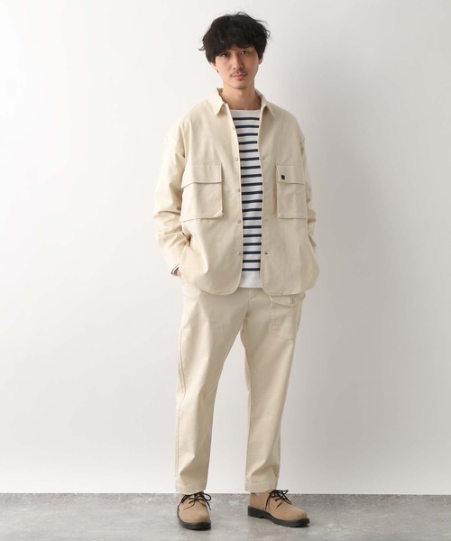 GLOBAL WORK（グローバルワーク）の「KATOデザイン リラックスイージーパンツ/263055（デニムパンツ・メンズ・スカイブルー/ネイビー/ホワイト系その他2・MEDIUM/LARGE）」の21枚目の写真