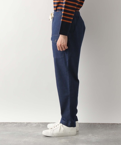 GLOBAL WORK（グローバルワーク）の「KATOデザイン リラックスイージーパンツ/263055（デニムパンツ・メンズ・スカイブルー/ネイビー/ホワイト系その他2・MEDIUM/LARGE）」の14枚目の写真