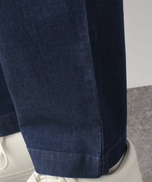 GLOBAL WORK（グローバルワーク）の「KATOデザイン リラックスイージーパンツ/263055（デニムパンツ・メンズ・スカイブルー/ネイビー/ホワイト系その他2・MEDIUM/LARGE）」の15枚目の写真