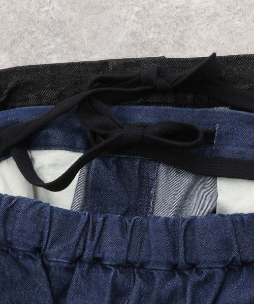 GLOBAL WORK（グローバルワーク）の「KATOデザイン リラックスイージーパンツ/263055（デニムパンツ・メンズ・スカイブルー/ネイビー/ホワイト系その他2・MEDIUM/LARGE）」の19枚目の写真