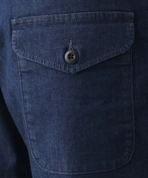 GLOBAL WORK（グローバルワーク）の「KATOデザイン リラックスイージーパンツ/263055（デニムパンツ・メンズ・スカイブルー/ネイビー/ホワイト系その他2・MEDIUM/LARGE）」の10枚目の写真