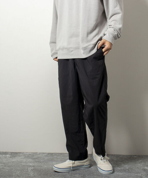 NOLLEY'S goodman(ノーリーズグッドマン)の「【WORK ABOUT/ワークアバウト】COMMON PANTS ワイドパンツ イージーパンツ(その他パンツ・メンズ・グリーン/ブラック/ライトブラウン・MEDIUM/LARGE)」の2枚目の写真
