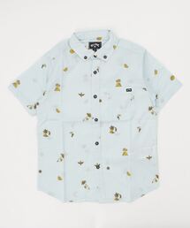 【直営店限定】BILLABONG キッズ SUNDAYS MINI SS 半袖シャツ (S~XL) 【2022年春夏モデル】/ビラボンキッズ半袖総柄シャツ