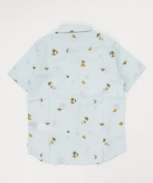 BILLABONG(ビラボン)の「【直営店限定】BILLABONG キッズ SUNDAYS MINI SS 半袖シャツ (S~XL) 【2022年春夏モデル】/ビラボンキッズ半袖総柄シャツ(シャツ/ブラウス・キッズ・ネイビー/スカイブルー・SMALL/MEDIUM/LARGE/X-LARGE)」の3枚目の写真