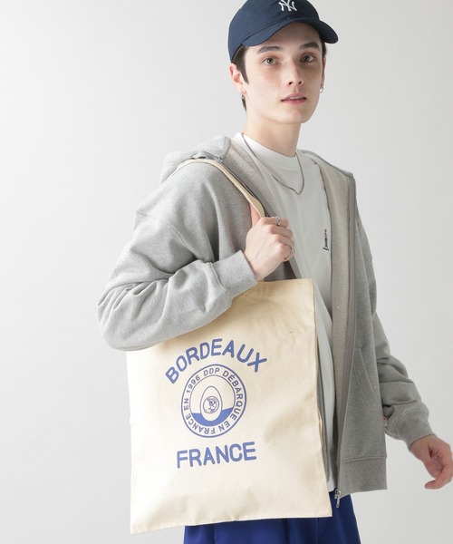 RAGEBLUE（レイジブルー）の「【ddp/ディーディーピー】エコトートバッグ/268935（トートバッグ・メンズ・ネイビー/レッド・FREE）」の2枚目の写真