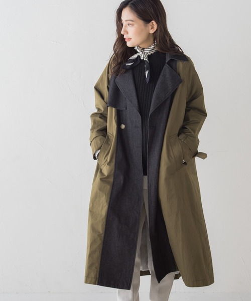 MAYSON GREY ブラック トレンチコート MAYSON GREY（メイソングレイ）｜トレンチコート一覧 - WEAR