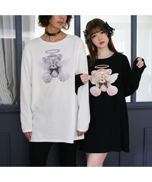 【レア】IBT “いんでぺんでんとぶらっくたいがぁ”ロンT 黒【袖プリント】 Printstar ラグラン Tシャツ メンズ 大きいサイズ 七分袖 無地 厚手 綿